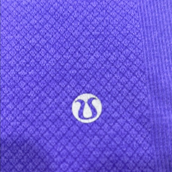 Lululemon Athletica Purple Leggings with Wide Waistband and Tapered Leg - Picture 2 of 6